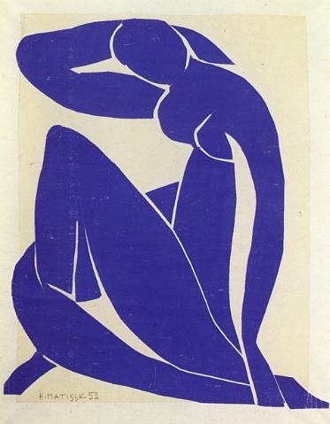 42 Matisse - Nu bleu - 1952
